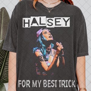 Koszulka Halsey Comfort Colors Limited, koszulka Halsey For My Best Trick Tour 2025 Bootleg Fan Tee, prezent dla kobiet i mężczyzn, koszulka unisex