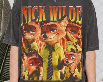 ニック・ワイルド Tシャツ：ズートピア2 フォックスキャラクター衣装