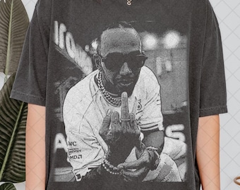 Comfort Colors Lewis Hamilton Shirt, Vintage Shirt, Lewis Hamilton Shirt, Lewis Hamilton Middle Finger Tee, Funny Lewis Hamilton Gift Tshirt