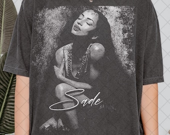 Comfort Colors Sade Adu Vintage Shirt, 90s Sade Music Shirt, Funny Sade 2025 Shirt Men Women, Gift For Man & Women Unisex Shirt