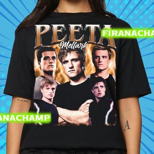 Limitowana koszulka Peeta Mellark Vintage, prezent dla kobiety i mężczyzny, koszulka unisex