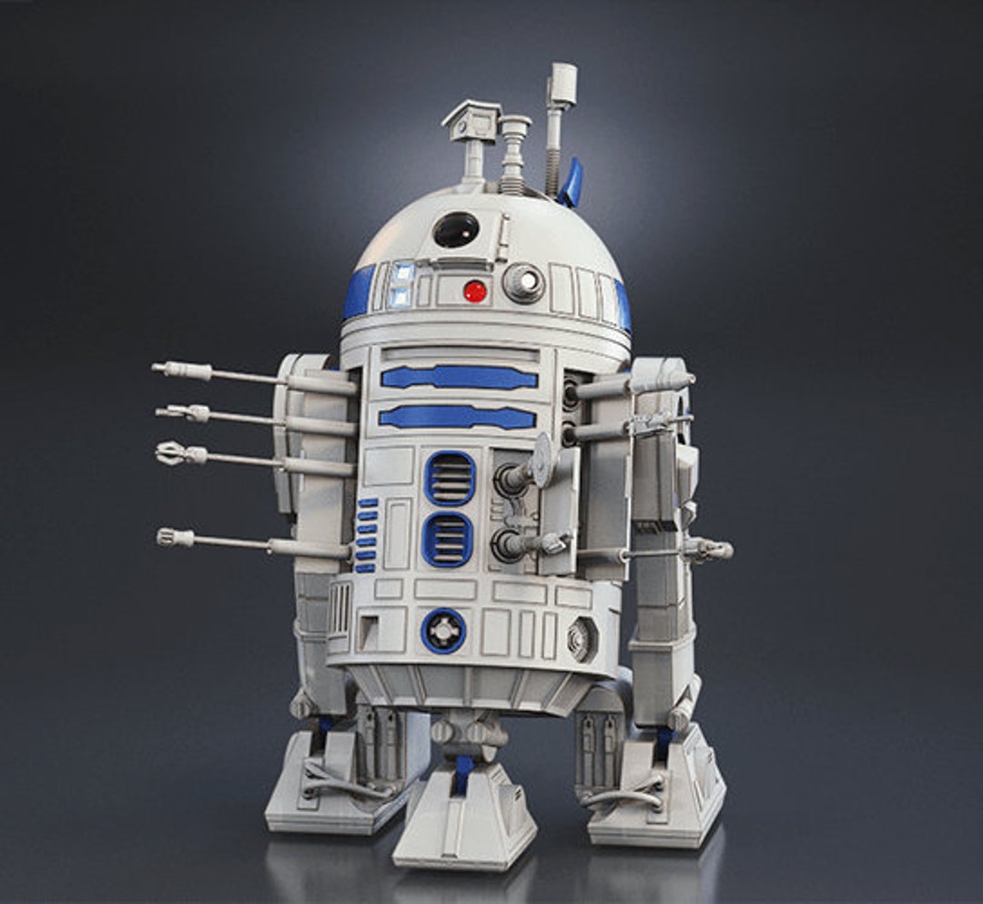 R2D2 STL, R2D2 3D Model, R2D2 3D Print Files, R2D2 Miniature, R2D2 ...