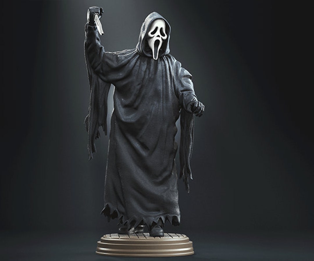 Scream Ghostface STL, Ghostface 3D Model, Ghostface 3D Print Files ...