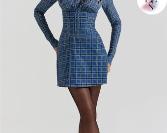 Ladies Long Sleeve Mini Dress | Stylish Wear | Comfortable Clothes | Fashionable Style