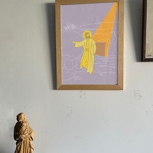 Printable Jesus Resurrection Downloadable Art, Catholic Digital Art ...