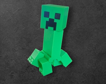 Creeper Flexi - Imprimé 3D - Articulé - Objet de collection Minecraft