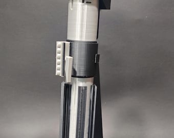 Poignée de sabre laser imprimée en 3D - accessoire / présentoir inspiré de Star Wars inclus