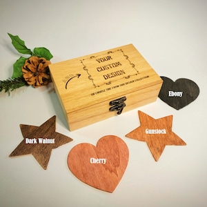 Engraved Wooden Box: Unique Handcrafted Gift for Special Occasions | Personalized Keepsake Box