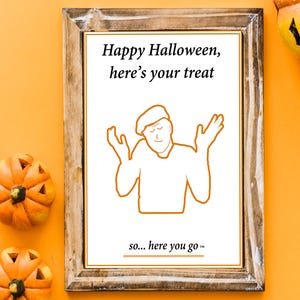 Wesołego Halloween, oto Twój poczęstunek. — Zdrowy i poprawiający samopoczucie wydruk cyfrowy autorstwa So...here you go | Prezenty i przedmioty kolekcjonerskie (edycja HALLOWEEN!)