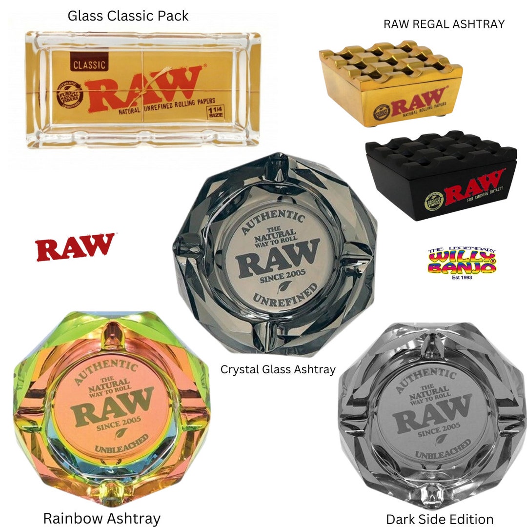 RAW Ashtray - Vanash Regal, Classic, Rainbow, Darkside and Heavy