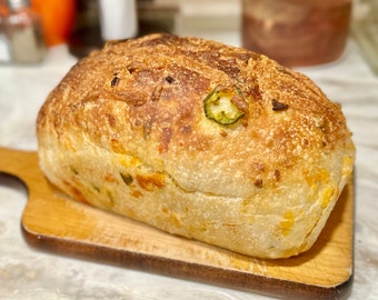 Jalapeno Cheddar Sourdough Sandwich Loaf