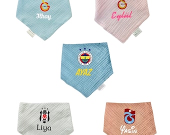 Galatasaray, Fenerbahce, Besiktas and Trabzonspor baby bibs