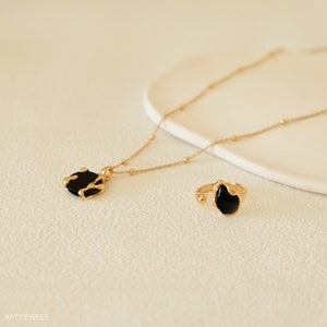 Statement Black Onyx Ring