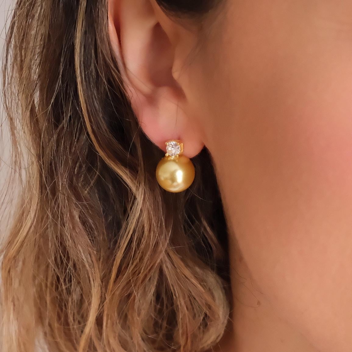 Orecchini A Cerchio Bohemien Con Perle Colorate - Fatti A Mano, Placcatura Oro, Leggeri, Vari Colori