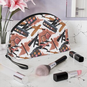 Cosmetic Bag Organizer, Makeup Pouch, Toiletry Bag, Travel Case, Zippered Pouch, Beauty Bag, Girly Design
