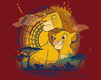 Le Roi Lion Premium en couches SVG vecteur pour Cricut et Silhouette Téléchargement de fichier numérique Png Pdf Dxf Clipart LKDD32