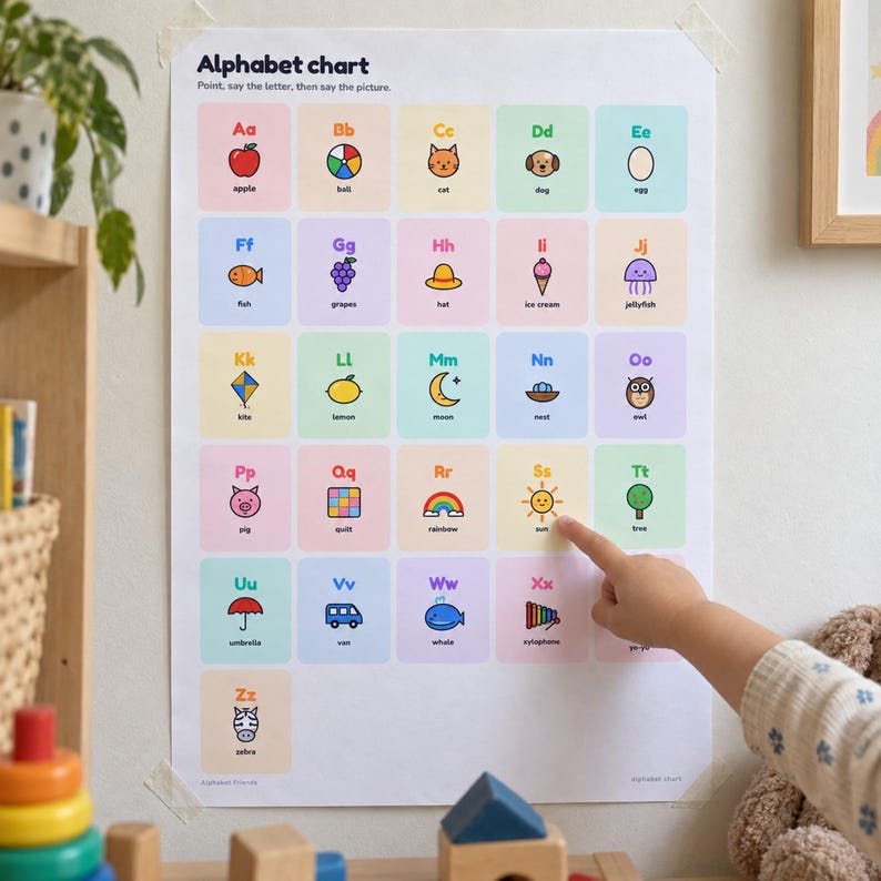 Alphabet Tracing Worksheets, A to Z Letter Tracing Printable, Preschool ...