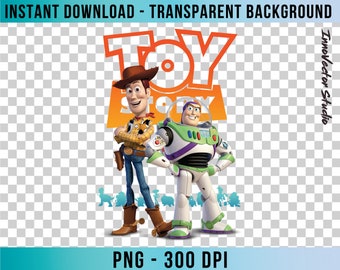 Toy Story High Resolution Transparent PNG Image Premium Quality Digital File Download HD 4K 8K 16K Designs Sticker Laptop Birthday TSTDD41
