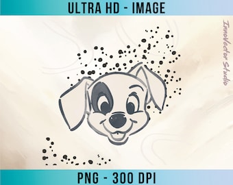Image PNG transparente de chien dalmatien haute résolution fichier numérique de qualité supérieure en téléchargement Clipart DLDD13