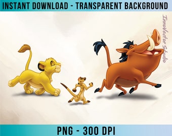 Le Roi Lion fond Transparent haute résolution Image PNG fichier numérique de qualité Premium en téléchargement Clipart LKDD53