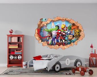 Sticker mural pour chambre d'enfant | Garçons | Filles | Tout-petits | Adolescents | Pépinière | Sticker déco salle de jeux