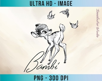 Bambi hochauflösende transparente PNG Bild Premium Qualität Digital File Download Clipart BMBDD10