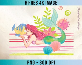 La princesse Ariel image PNG transparente haute résolution fichier numérique de qualité supérieure en téléchargement Clipart ARDD04