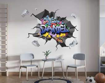 Sticker prénom personnalisé pour chambre d'enfant | Garçons | Filles | Tout-petits | Adolescents | Pépinière | Décoration de salle de jeux