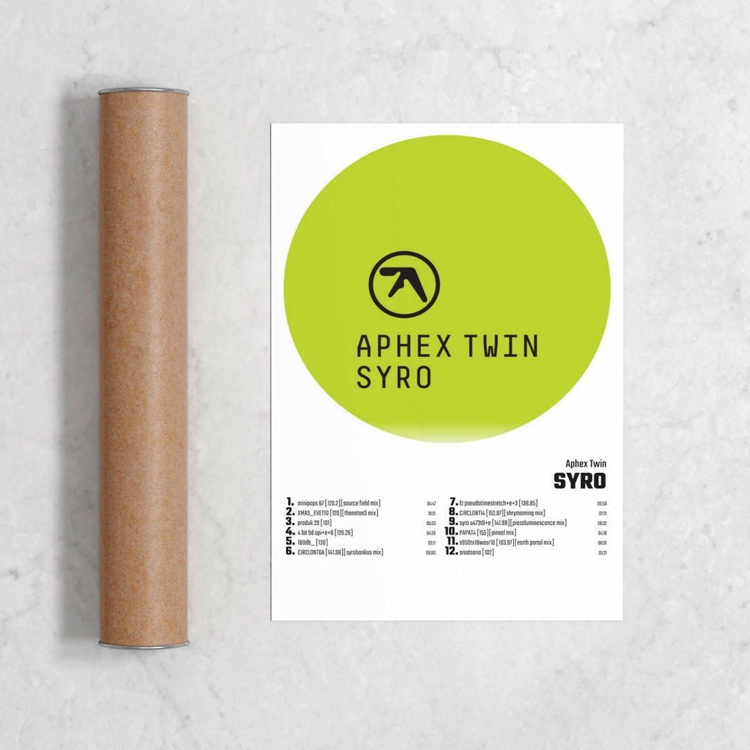 Aphex Twin Syro Album Cover Poster Print Wall Art Aphex Etsy