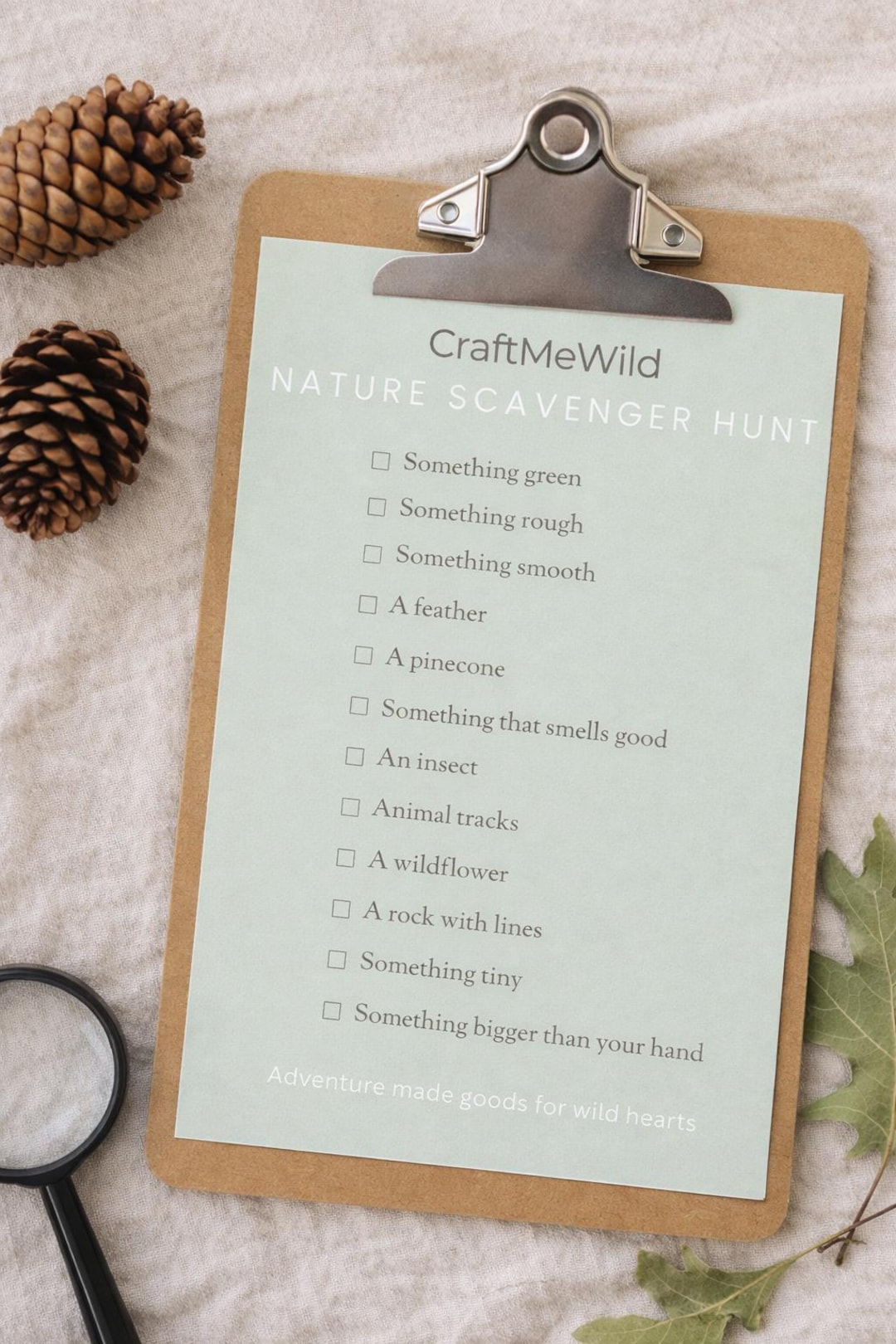 Craftmewild Nature Scavenger Hunt Printable | Outdoor Kids Activity ...