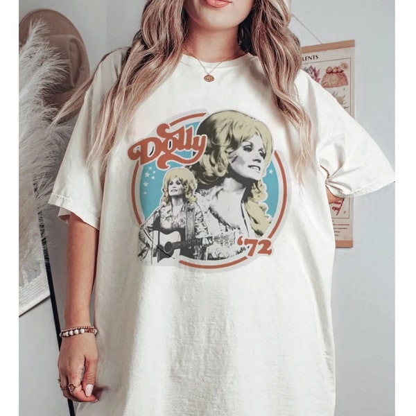 Chemise Dolly Parton | vintage de Dolly '72 | t-shirt vintage Dolly Parton | Sweat-shirt Dolly Parton | Chemise de musique country Dolly Parton