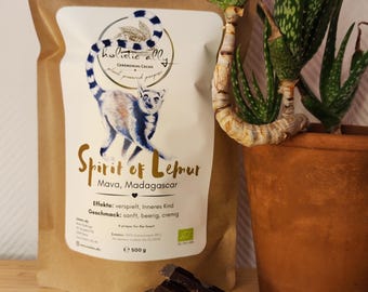 Spirit of Lemur - 500 g Ceremonial Cacao from Mava, Madagascar