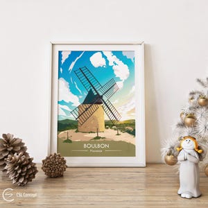 Illustration der Boulbon-Mühle