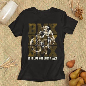 BMX T-Shirt &quot;It Is Life, Not Just a Bike&quot; - Unisex Cool Cycling Tee for Bike Lovers & Adrenaline Junkies - Perfect Gift Idea!