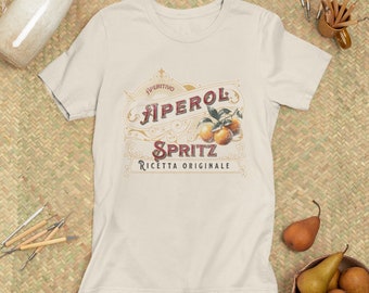 Aperol Spritz T-Shirt, Aperitivo, Italien Cocktail ,Geschenk Freundin, Holy Aperoli Shirt,