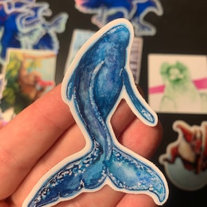 Aufkleber Sticker „Whaleback“ Walfisch Blauwal