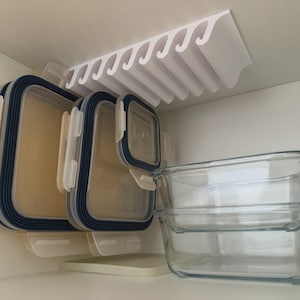 Universal Pot Lid Holder - Wall Hanger for Kitchen Storage, No Drill Needed