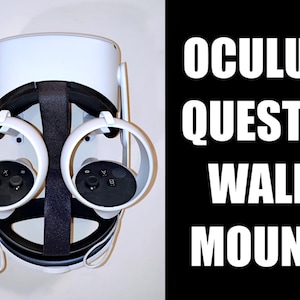 Soporte de pared personalizable impreso en 3D para auriculares de realidad virtual - Organizador de decoración moderna para el hogar