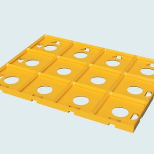 Gridfinity Refined Bins - 3D Printed Modular Storage (1x1 to 2x3 Options)