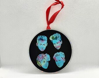 Depeche Mode Black Celebration Christmas Tree Ornament