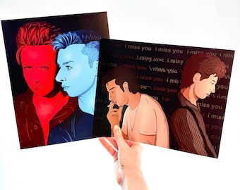 Depeche Mode Recoil Dave Gahan and Alan Wilder Art Prints