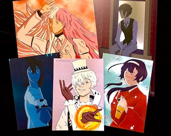 Bungo Stray Dogs BSD Art Prints