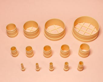Circle Polymer Clay Cutters | 14-Size Jewelry Tool Set (4–50 mm)