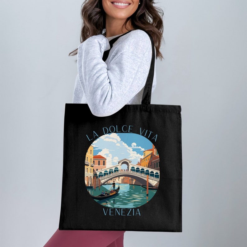 La Dolce Vita Venezia Venezia Tote Bag, Venice Tote Bag, Venice Tote ...
