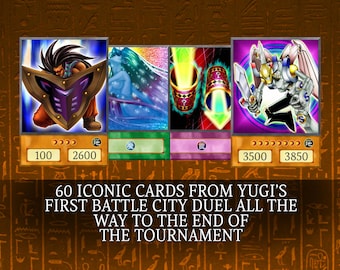 60 Yu-gi-oh Collectable Trading Card "anime Style" Cards - Yugi's Battle  City Deck - Etsy