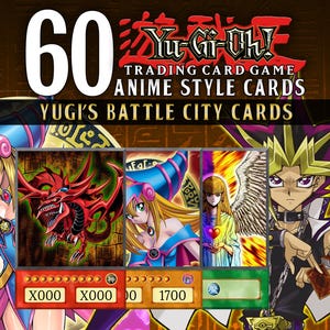60 carte collezionabili Yu-Gi-Oh "Stile Anime" - Mazzo Yugi's Battle City