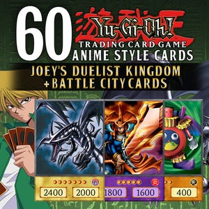 60 carte collezionabili Yu-Gi-Oh "Stile Anime" - Joey's Duelist Kingdom + mazzo Battle City