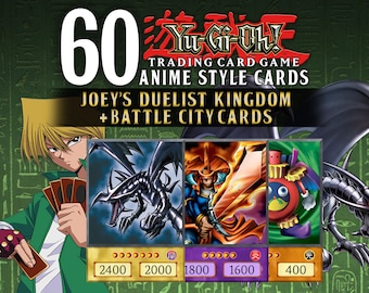 60 Yu-Gi-Oh Collectable Trading Card "Anime Style" Cards - Joey's Duelist  Kingdom + Battle City Deck
