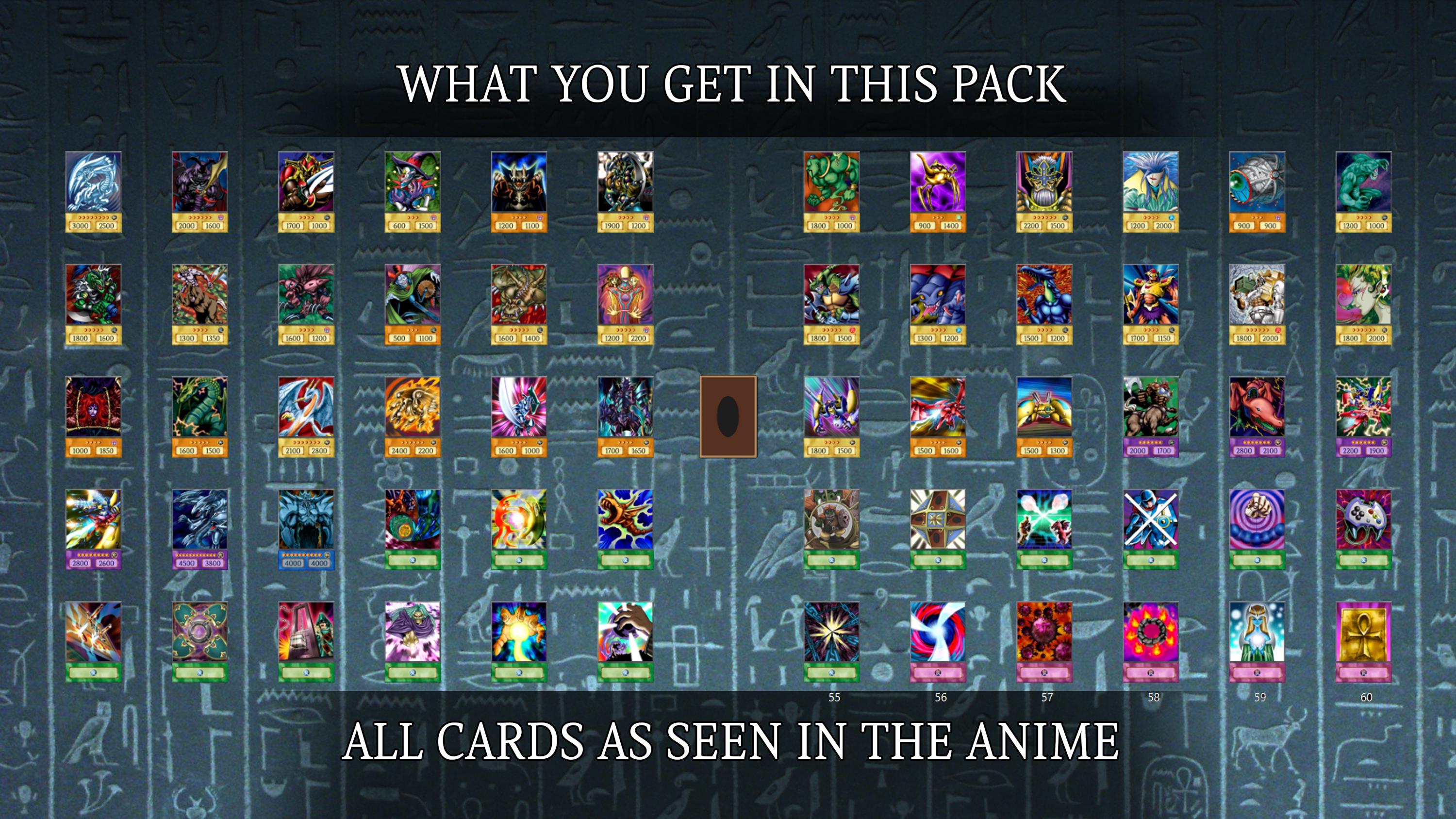 60 Yu-gi-oh Collectable Trading Card "anime Style" Cards - Kaiba's Duelist  Kingdom + Battle City Deck - Etsy