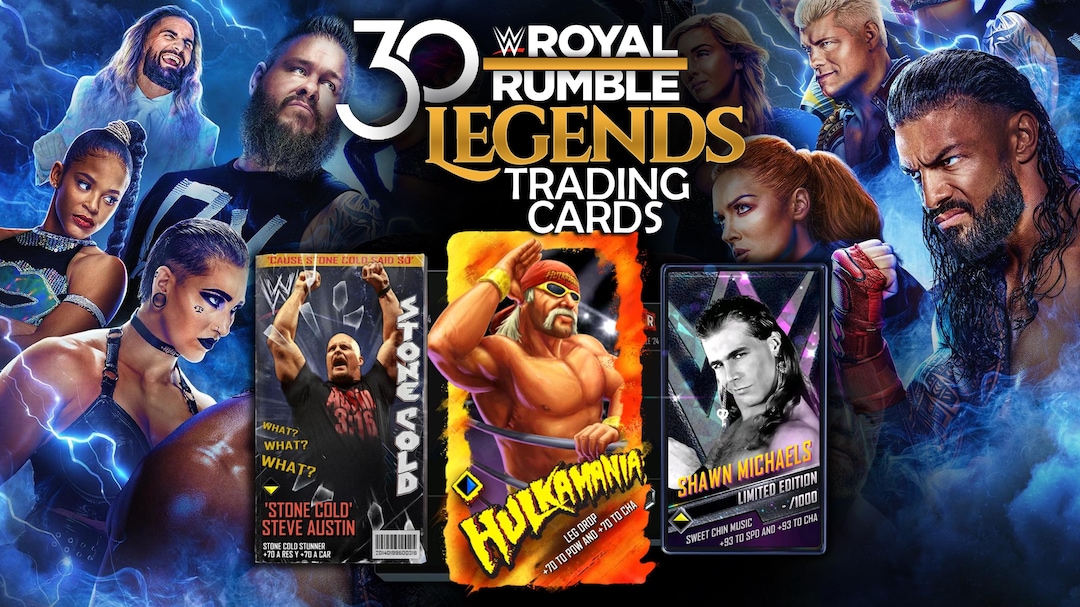 Royal Rumble 2003 Math Card 30 Official Limited Edition WWE Royal Rumble LEGENDS Collectable ...